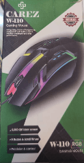 CAREZ W-110 RGB Wired Optical Gaming Mouse — view 2