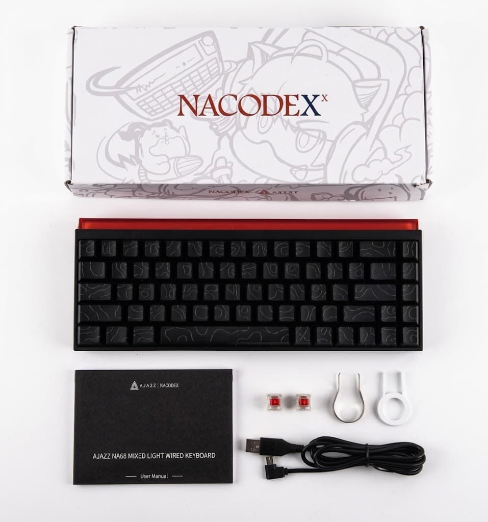 Ajazz NACODEX AK68 Mixed Light Mechanical Gaming Keyboard