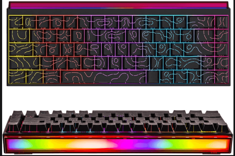 Ajazz NACODEX AK68 Mixed Light Mechanical Gaming Keyboard — view 2