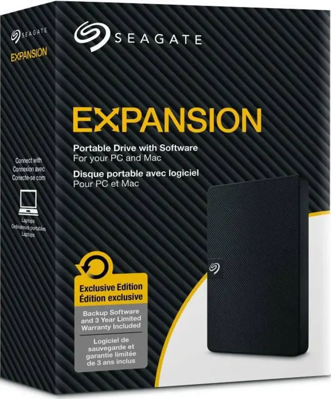 Seagate Expansion 1TB Portable External Hard Drive