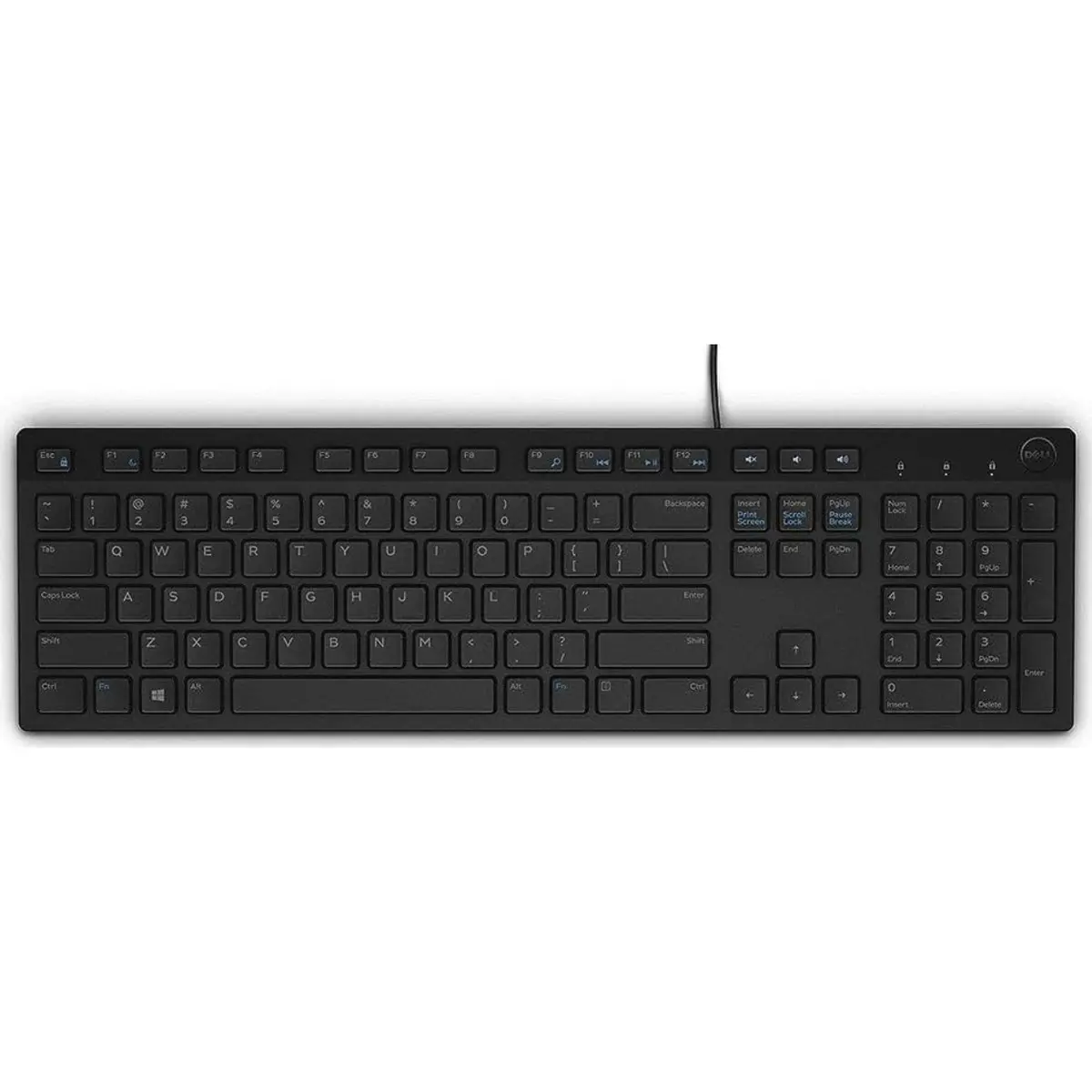Dell Wired Keyboard KB216 USB Chiclet Black
